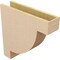 Ekena Millwork 6"W x 24"D x 24"H Thin Alpine Rough Cedar Woodgrain TimberThane Corbel, Primed Tan CORUR06X24X24ALPRCPR - alternate 6